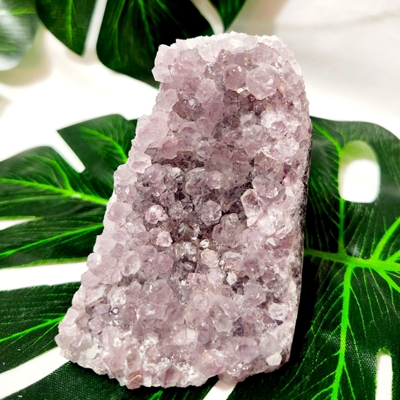 Amethyst Crystal Cluster with Large Flat Base Geode - Picture 2 of 13